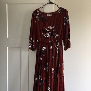 Chicwish Keep Swinging maxi dress small